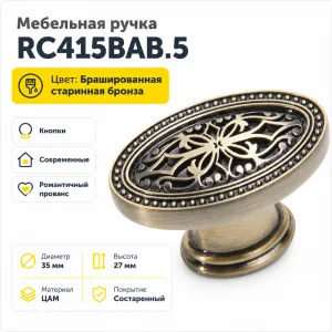 Мебельная ручка RC415BAB.5