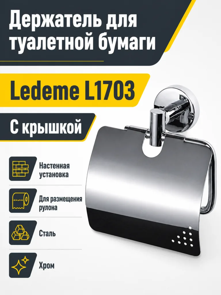 Держатель для туалетной бумаги Ledeme L1703
