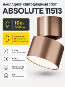 Светильник светодиодный ABSOLUTE арт. 11513