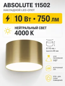 Светильник светодиодный ABSOLUTE арт. 11502