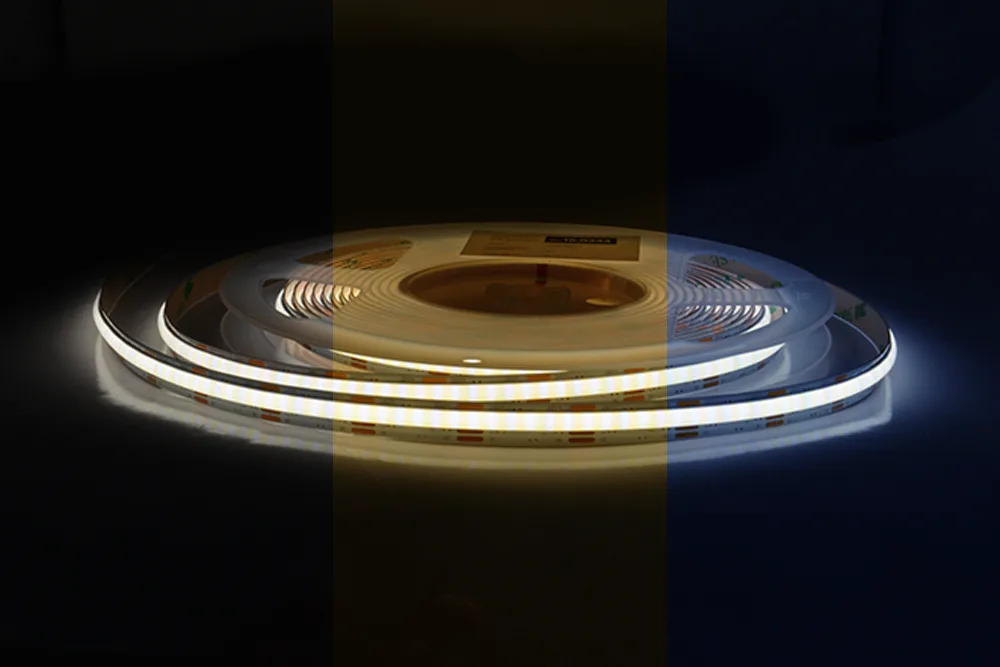 Лента светодиодная AQ LED-LINE COB CCT 576 LED/м 24V 19W/м 8мм IP20 (2700-6500K) 5м