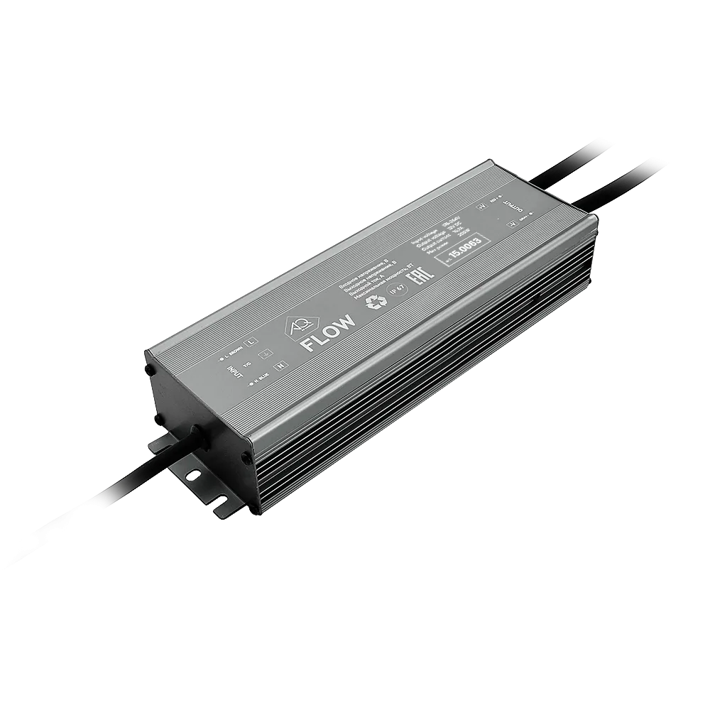 Блок питания AQ FLOW 220V/12V IP67 200W
