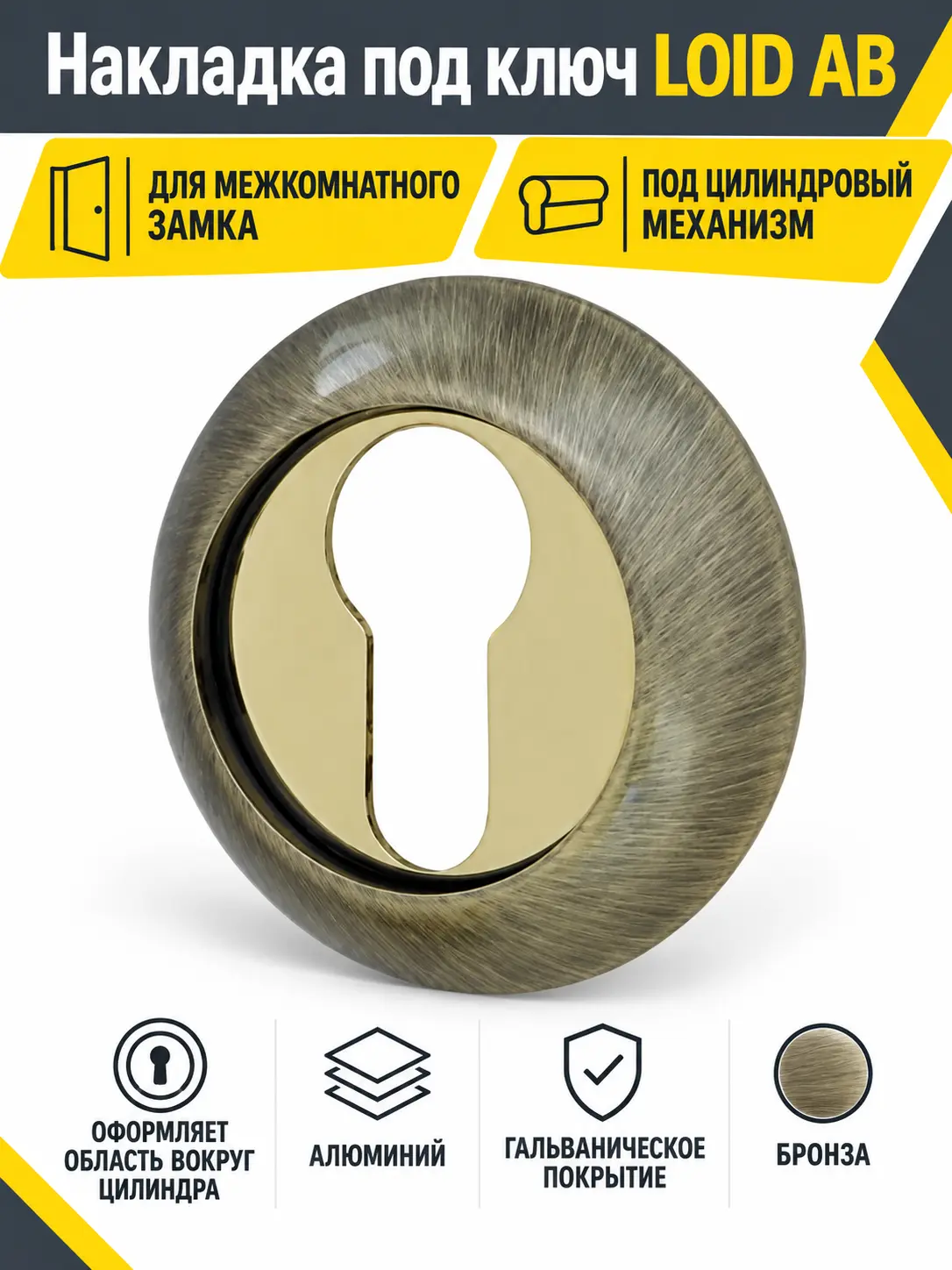 Накладка под ключ LOID АВ