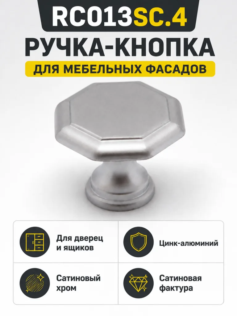 Мебельная ручка RC013SC.4