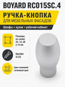 Мебельная ручка RC015SC.4