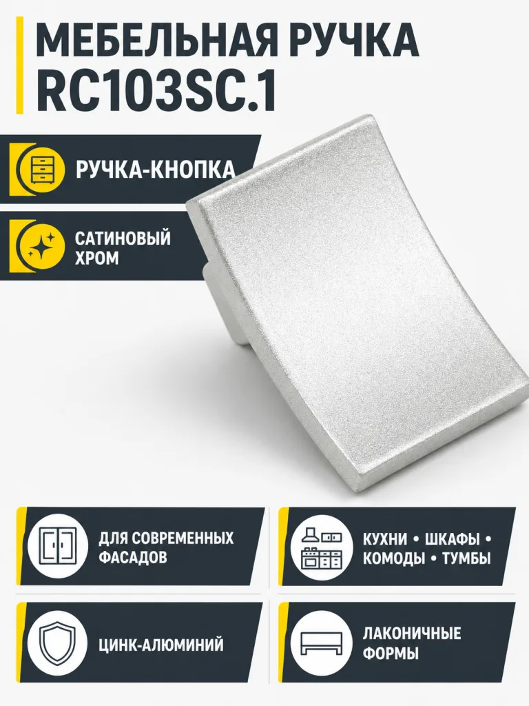 Мебельная ручка RC103SC.1