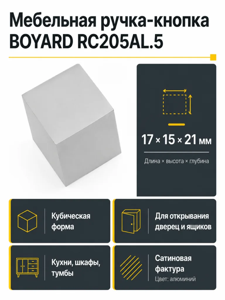 Мебельная ручка RC205AL.5