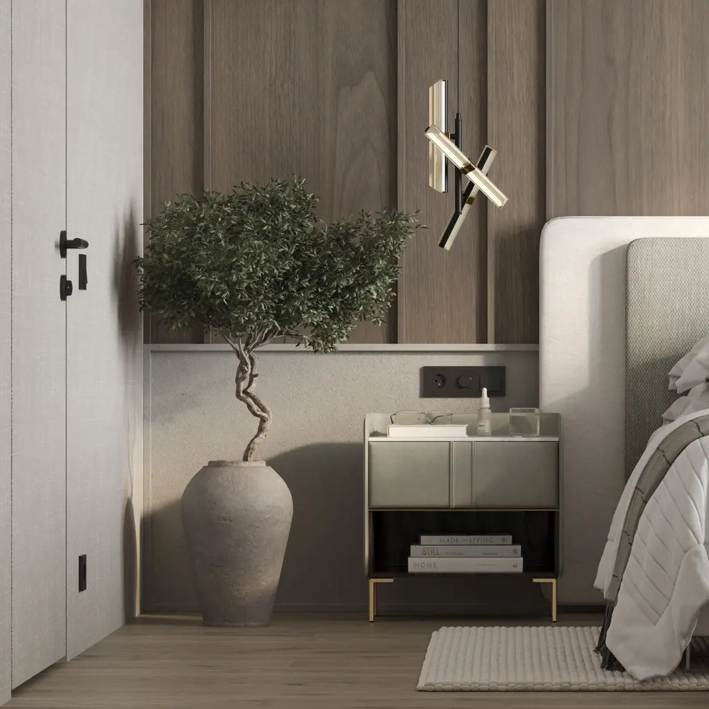Опора меб. мет. WALL h120 матовое золото AKS