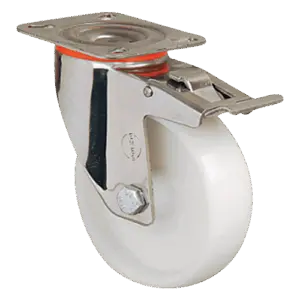 Колесо нейлоновое EM01 ZKZ 80 F (INOX)