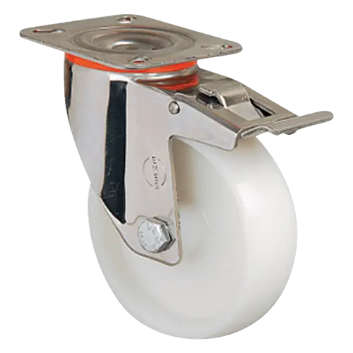 Колесо нейлоновое EM01 ZKZ 80 F (INOX)