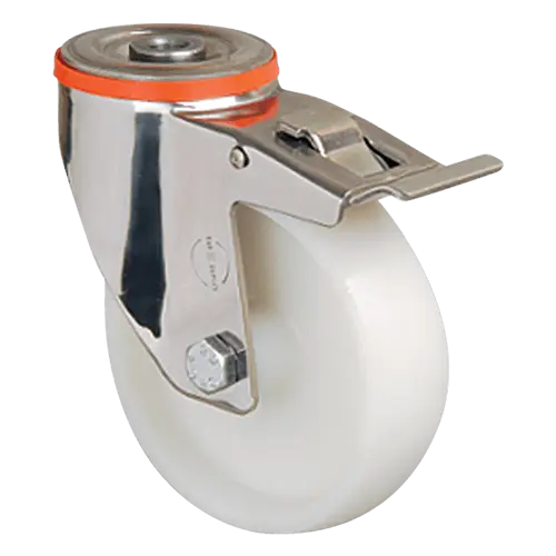 Колесо нейлоновое EM04 ZKZ 100 F (INOX)