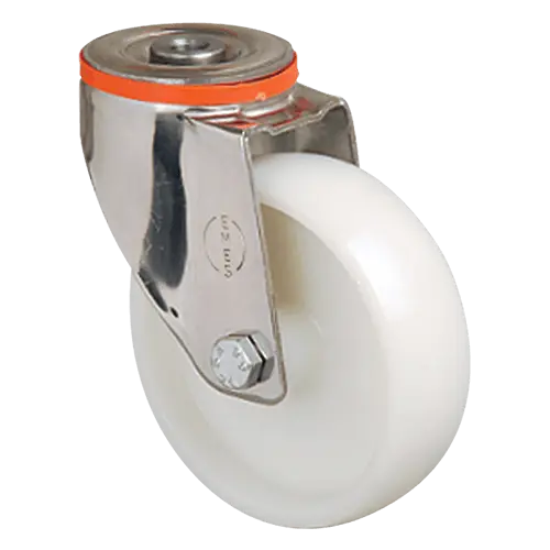 Колесо нейлоновое EM04 ZKZ 100 (INOX)