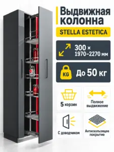 Выдвижная колонна STELLA ESTETICA KR27/3/2/300/1970-2270